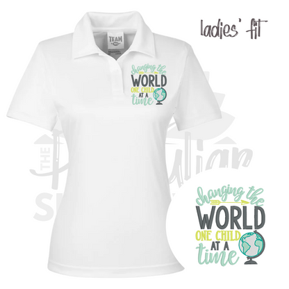 ladies fit - changing the world polo