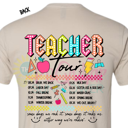 louisiana teacher tour shirt