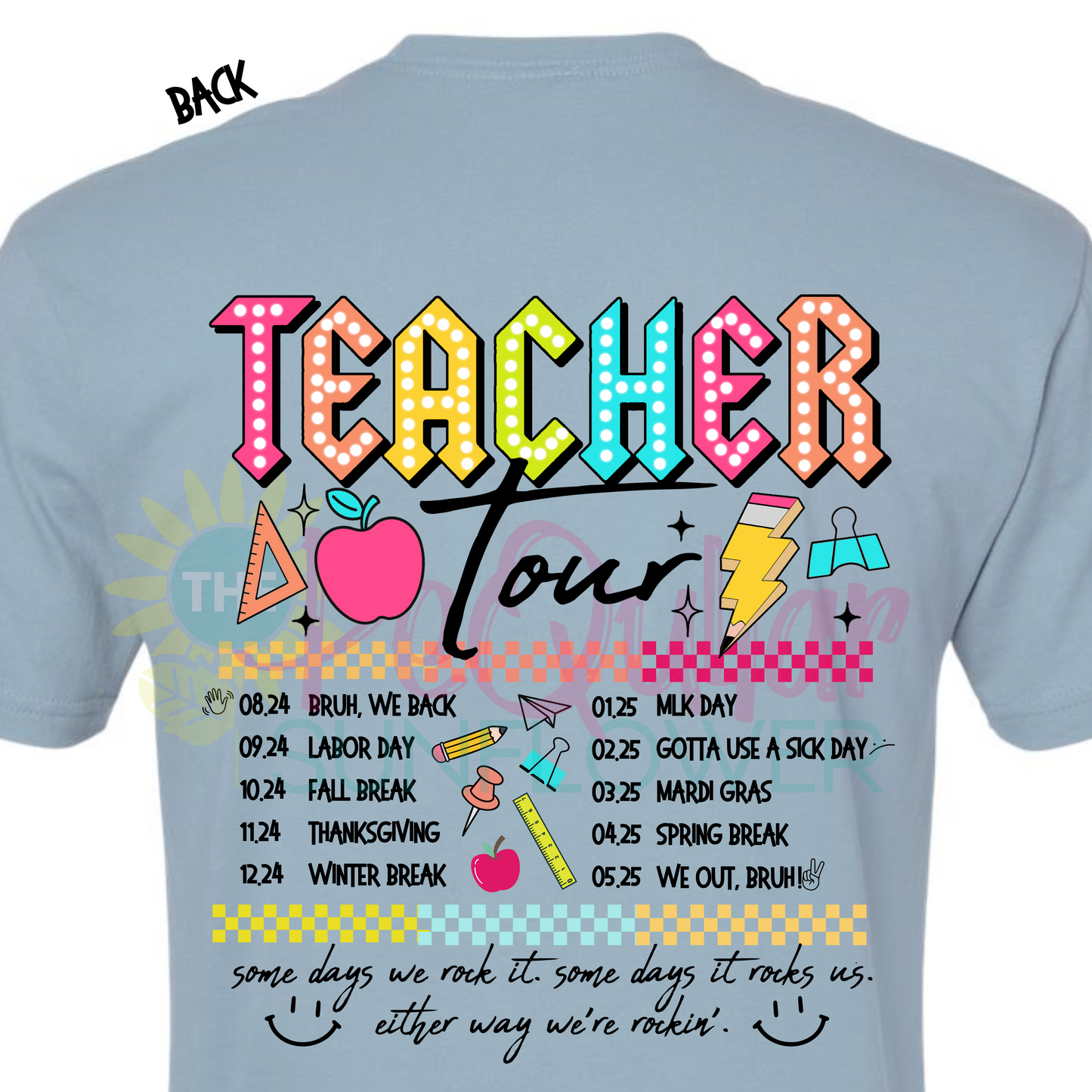 louisiana teacher tour shirt