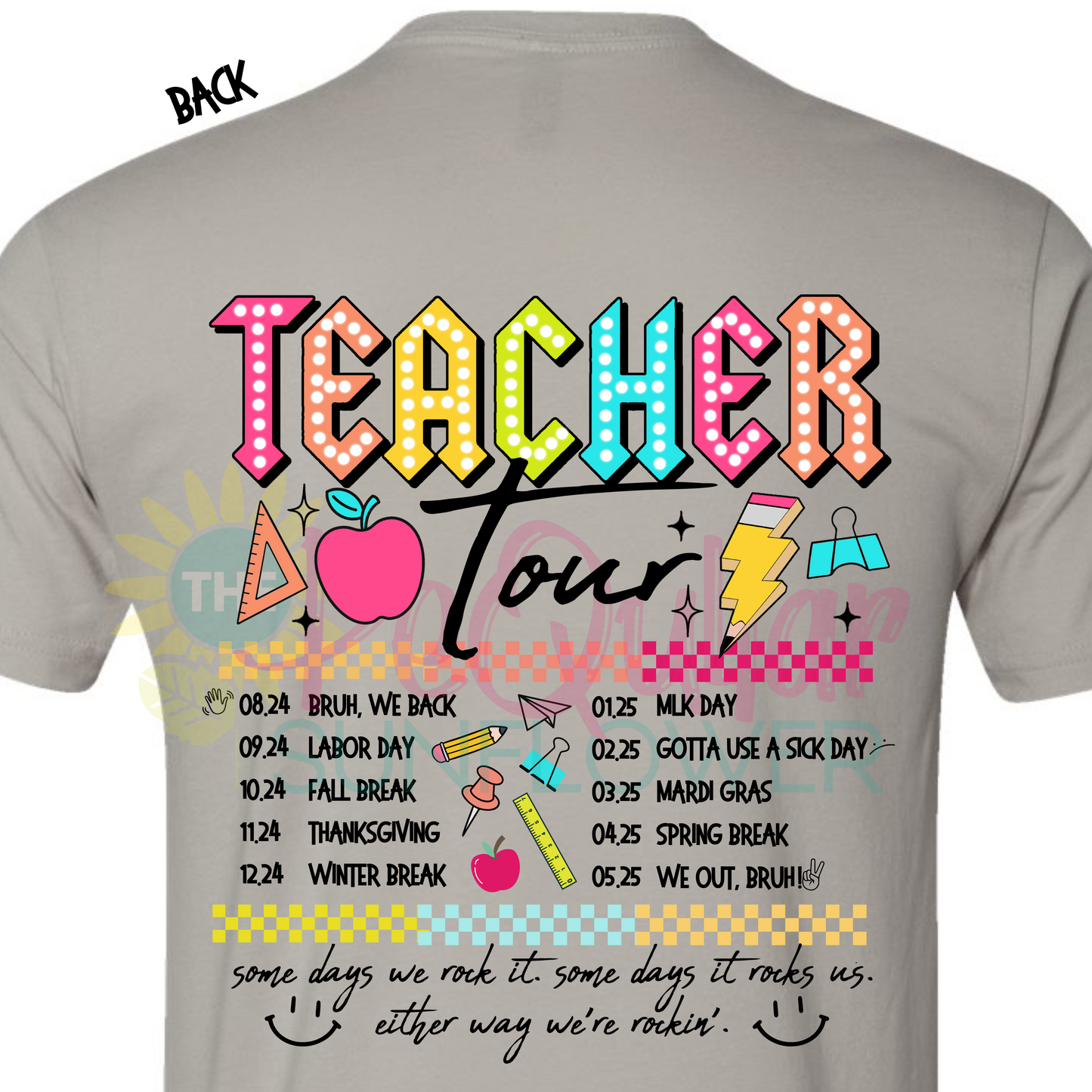 louisiana teacher tour shirt