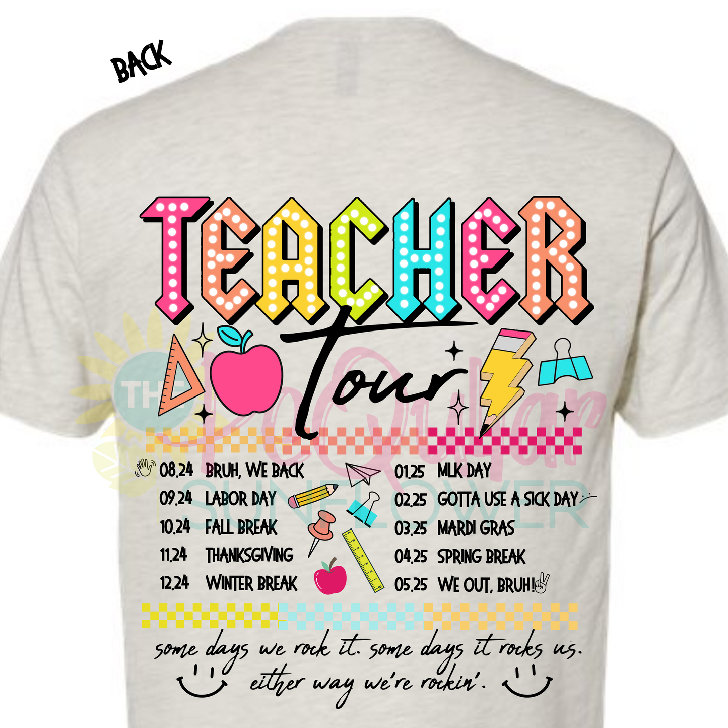 louisiana teacher tour shirt