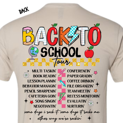 back to school tour