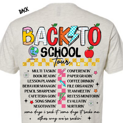 back to school tour