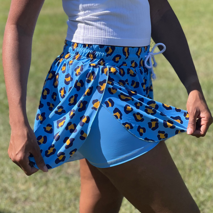 jag print butterfly shorts