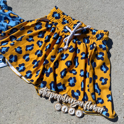 jag print butterfly shorts