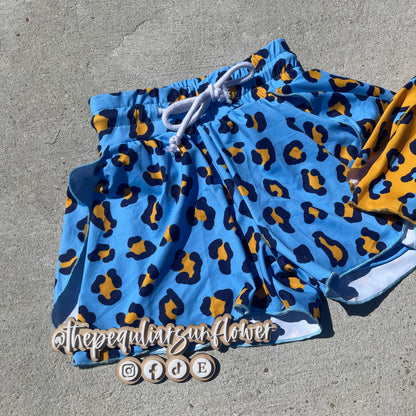 jag print butterfly shorts